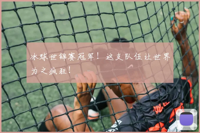 冰球世锦赛冠军！这支队伍让世界为之疯狂！